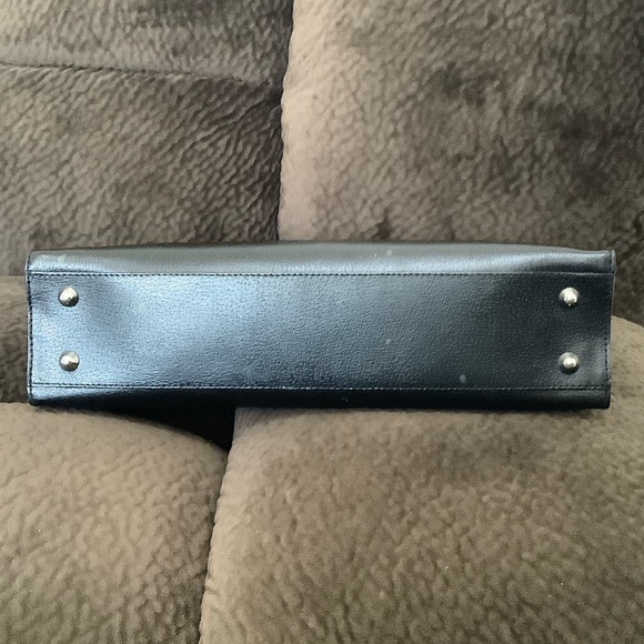 Furla Sleek Black Leather Tote - Picture 7 of 12